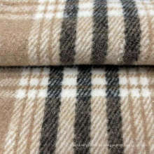 Polyestergarn gefärbt Plaid Tweed Winter Stoff